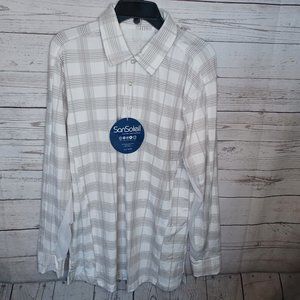 SAN SOLEIL MEN'S LARGE or XXL GOLF TOP shirt